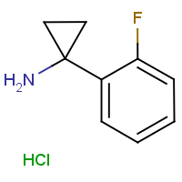 CAS: 1215107-57-5 | PC49539 | 1-(2-Fluorophenyl)cyclopropan-1-amine hydrochloride