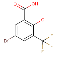 CAS:251300-31-9 | PC49615 | 5-Bromo-2-hydroxy-3-(trifluoromethyl)benzoic acid