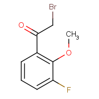 CAS:1427403-76-6 | PC49619 | 3-Fluoro-2-methoxyphenacyl bromide