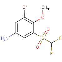 CAS:2092803-48-8 | PC49667 | 3-Bromo-5-[(difluoromethyl)sulphonyl]-4-methoxyaniline