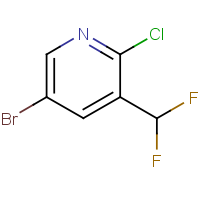 CAS: 1332392-76-3 | PC49672 | 5-Bromo-2-chloro-3-(difluoromethyl)pyridine
