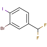 CAS: 1261642-33-4 | PC49705 | 2-Bromo-4-(difluoromethyl)-1-iodobenzene