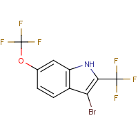 CAS:  | PC499027 | 3-Bromo-6-(trifluoromethoxy)-2-(trifluoromethyl)indole