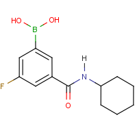 CAS: 874219-42-8 | PC4996 | 3-(Cyclohexylcarbamoyl)-5-fluorobenzeneboronic acid