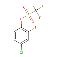 CAS:154267-22-8 | PC500055 | 4-Chloro-2-fluorophenyl trifluoromethanesulphonate