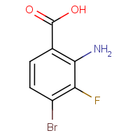 CAS: 1416013-62-1 | PC500189 | 2-Amino-4-bromo-3-fluorobenzoic acid