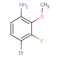 CAS: 1137869-95-4 | PC500208 | 4-Bromo-3-fluoro-2-methoxyaniline