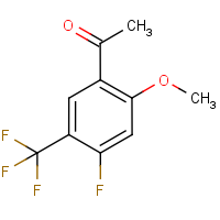 CAS:1823268-57-0 | PC500217 | 4'-Fluoro-2'-methoxy-5'-(trifluoromethyl)acetophenone