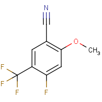 CAS:1823954-34-2 | PC500237 | 4-Fluoro-2-methoxy-5-(trifluoromethyl)benzonitrile
