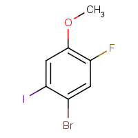 CAS: 1823954-27-3 | PC500258 | 4-Bromo-2-fluoro-5-iodoanisole