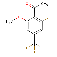 CAS:1823815-55-9 | PC500327 | 2'-Fluoro-6'-methoxy-4'-(trifluoromethyl)acetophenone
