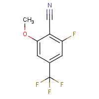 CAS: 1823345-38-5 | PC500331 | 2-Fluoro-6-methoxy-4-(trifluoromethyl)benzonitrile