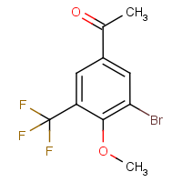 CAS:1124144-83-7 | PC500333 | 3'-Bromo-4'-methoxy-5'-(trifluoromethyl)acetophenone