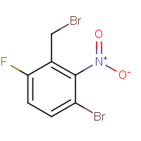 CAS: 1807263-82-6 | PC500371 | 3-Bromo-6-fluoro-2-nitrobenzyl bromide