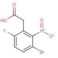 CAS: 1807183-06-7 | PC500381 | 3-Bromo-6-fluoro-2-nitrophenylacetic acid