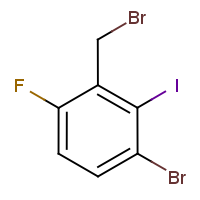 CAS: 1823345-33-0 | PC500383 | 3-Bromo-6-fluoro-2-iodobenzyl bromide