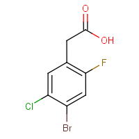 CAS: 1779901-54-0 | PC500428 | 4-Bromo-5-chloro-2-fluorophenylacetic acid