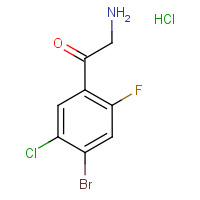 CAS: 1823871-87-9 | PC500430 | 4-Bromo-5-chloro-2-fluorophenacylamine hydrochloride
