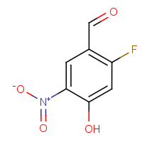 CAS:394-34-3 | PC500450 | 2-Fluoro-4-hydroxy-5-nitrobenzaldehyde