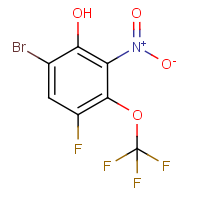 CAS: 1644282-05-2 | PC500540 | 6-Bromo-4-fluoro-2-nitro-3-(trifluoromethoxy)phenol