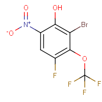 CAS: 1980086-07-4 | PC500546 | 2-Bromo-4-fluoro-6-nitro-3-(trifluoromethoxy)phenol