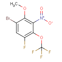 CAS: 1980086-15-4 | PC500547 | 6-Bromo-4-fluoro-2-nitro-3-(trifluoromethoxy)anisole