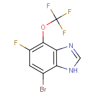 CAS: 1823521-57-8 | PC500571 | 7-Bromo-5-fluoro-4-(trifluoromethoxy)-1H-benzimidazole