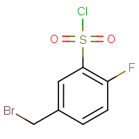 CAS:1823336-73-7 | PC500595 | 5-(Bromomethyl)-2-fluorobenzenesulphonyl chloride