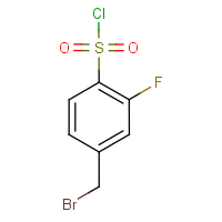 CAS:1820684-91-0 | PC500599 | 4-(Bromomethyl)-2-fluorobenzenesulphonyl chloride