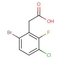 CAS: 1823315-94-1 | PC500603 | 6-Bromo-3-chloro-2-fluorophenylacetic acid