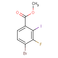 CAS: 1822673-66-4 | PC500606 | Methyl 4-bromo-3-fluoro-2-iodobenzoate
