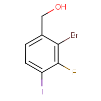 CAS: 1824048-56-7 | PC500608 | 2-Bromo-3-fluoro-4-iodobenzyl alcohol