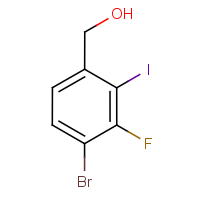 CAS: 1824271-27-3 | PC500609 | 4-Bromo-3-fluoro-2-iodobenzyl alcohol