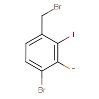 CAS: 1824057-01-3 | PC500611 | 4-Bromo-3-fluoro-2-iodobenzyl bromide