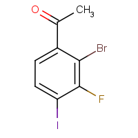 CAS: 1822681-02-6 | PC500612 | 2'-Bromo-3'-fluoro-4'-iodoacetophenone