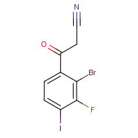 CAS: 1824056-23-6 | PC500613 | 2-Bromo-3-fluoro-4-iodobenzoylacetonitrile
