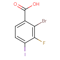 CAS: 1824271-34-2 | PC500614 | 2-Bromo-3-fluoro-4-iodobenzoic acid