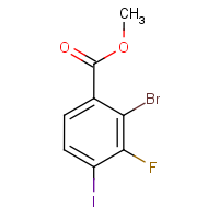 CAS: 1824048-97-6 | PC500615 | Methyl 2-bromo-3-fluoro-4-iodobenzoate