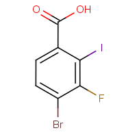 CAS: 1823316-00-2 | PC500619 | 4-Bromo-3-fluoro-2-iodobenzoic acid