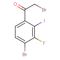 CAS:1824056-31-6 | PC500621 | 4-Bromo-3-fluoro-2-iodophenacyl bromide