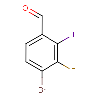 CAS: 1824274-89-6 | PC500624 | 4-Bromo-3-fluoro-2-iodobenzaldehyde