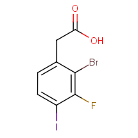 CAS: 1823318-94-0 | PC500626 | 2-Bromo-3-fluoro-4-iodophenylacetic acid