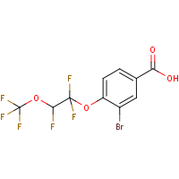 CAS: 1980045-31-5 | PC500641 | 3-Bromo-4-[1,1,2-trifluoro-2-(trifluoromethoxy)ethoxy]benzoic acid