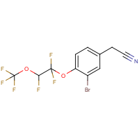 CAS: 1980034-78-3 | PC500661 | 3-Bromo-4-[1,1,2-trifluoro-2-(trifluoromethoxy)ethoxy]phenylacetonitrile