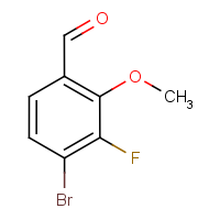 CAS: 1695567-81-7 | PC500670 | 4-Bromo-3-fluoro-2-methoxybenzaldehyde