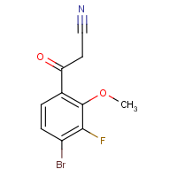 CAS: 1824048-79-4 | PC500672 | 4-Bromo-3-fluoro-2-methoxybenzoylacetonitrile