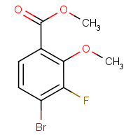 CAS: 1427423-36-6 | PC500675 | Methyl 4-bromo-3-fluoro-2-methoxybenzoate