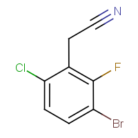 CAS: 1536724-52-3 | PC500678 | 3-Bromo-6-chloro-2-fluorophenylacetonitrile