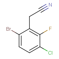 CAS: 1499430-03-3 | PC500689 | 6-Bromo-3-chloro-2-fluorophenylacetonitrile