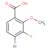 CAS: 1781826-13-8 | PC500698 | 4-Bromo-3-fluoro-2-methoxybenzoic acid